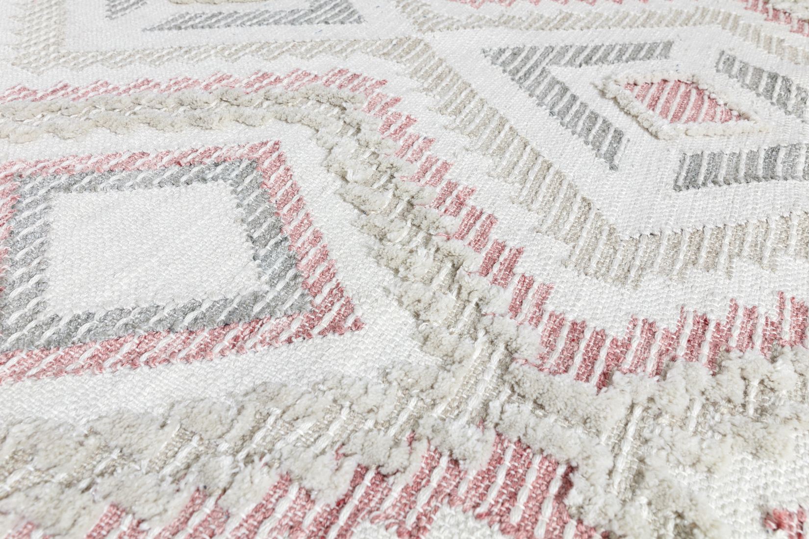 Carlton Geometric Rug - Pink Carlton Geometric Rug - Pink