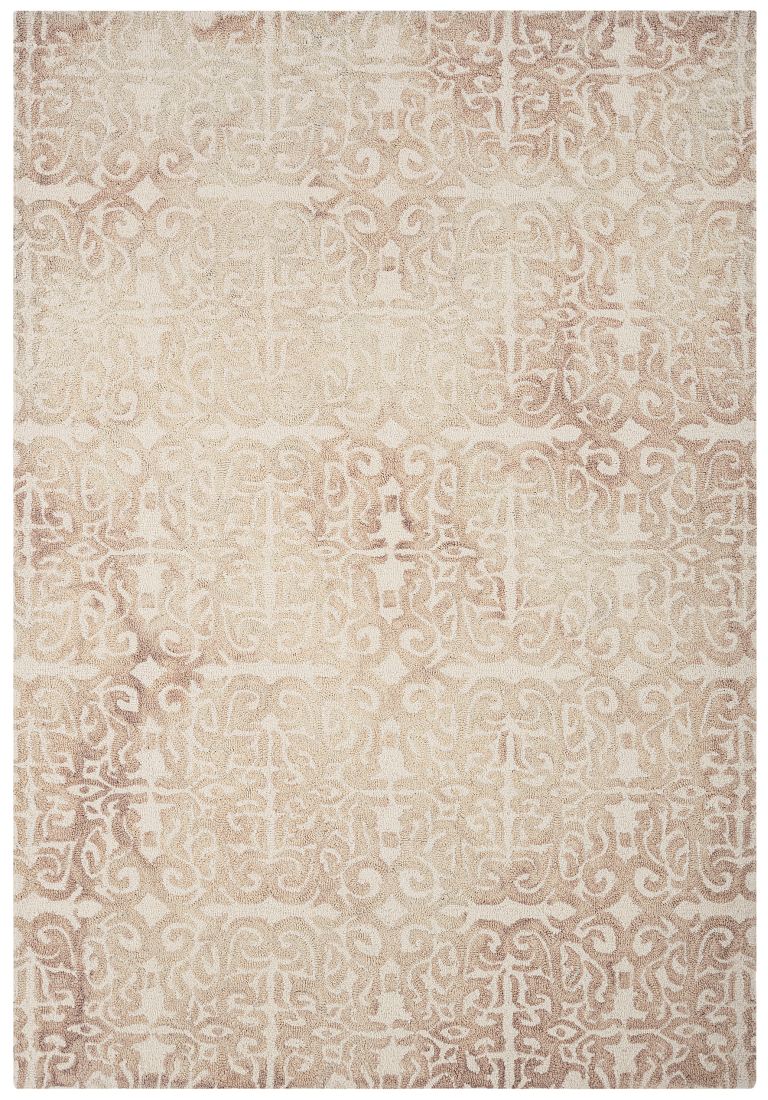 Fresco Dip Dyed Wool Geometric Rug - Nude Fresco Dip Dyed Wool Geometric Rug - Nude