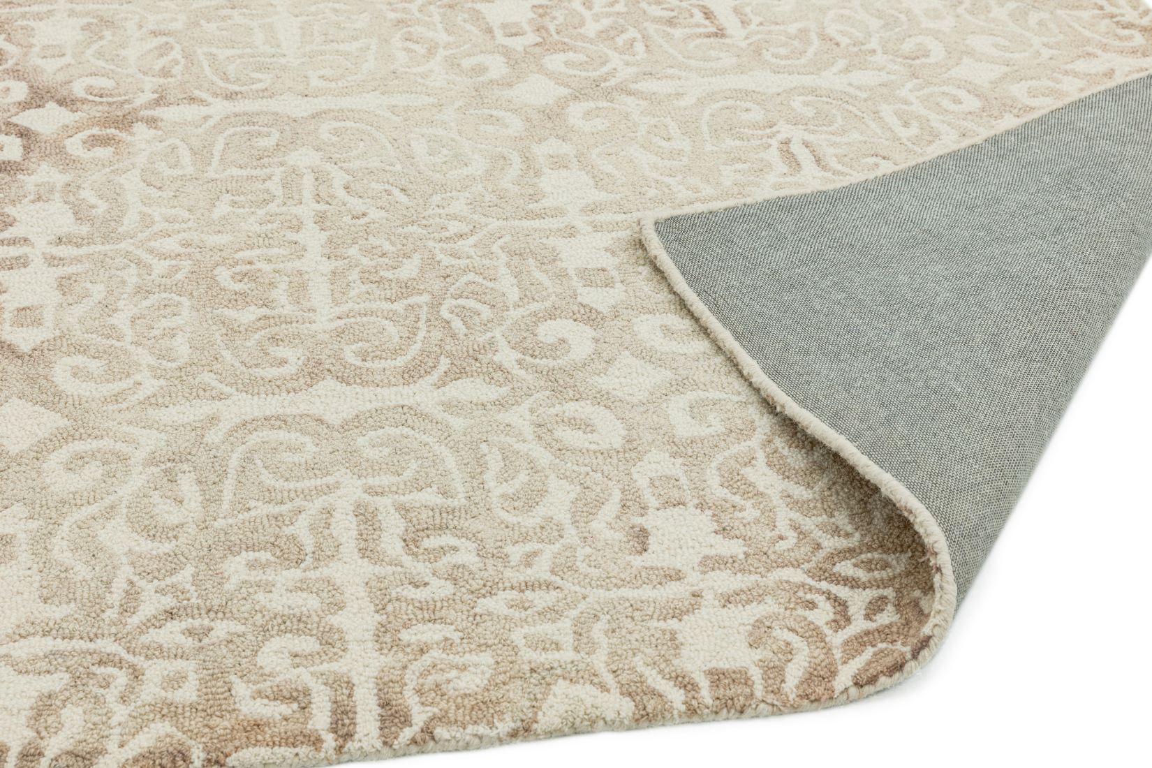 Fresco Dip Dyed Wool Geometric Rug - Nude Fresco Dip Dyed Wool Geometric Rug - Nude