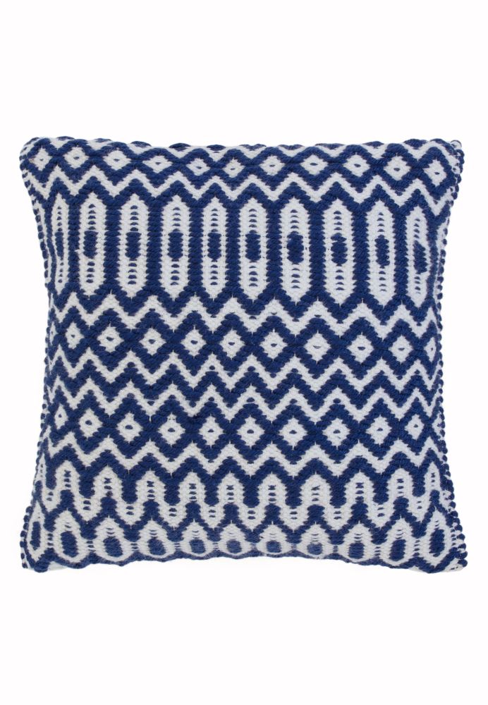 Halsey Geometric Flatweave Runner - Blue