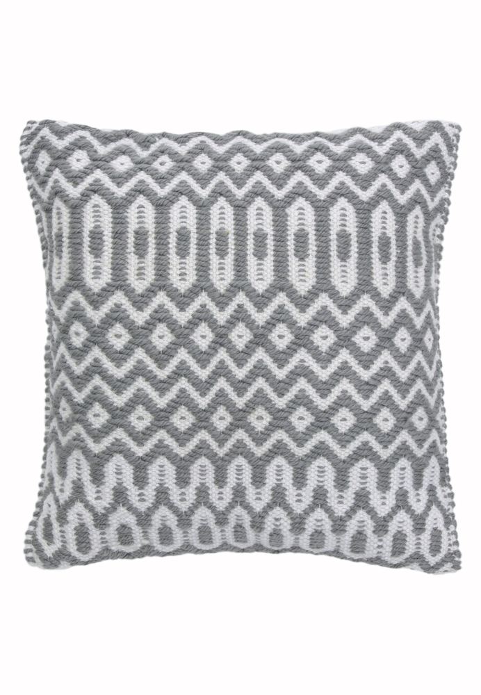 Halsey Geometric Flatweave Rug - Grey Halsey Geometric Flatweave Rug - Grey