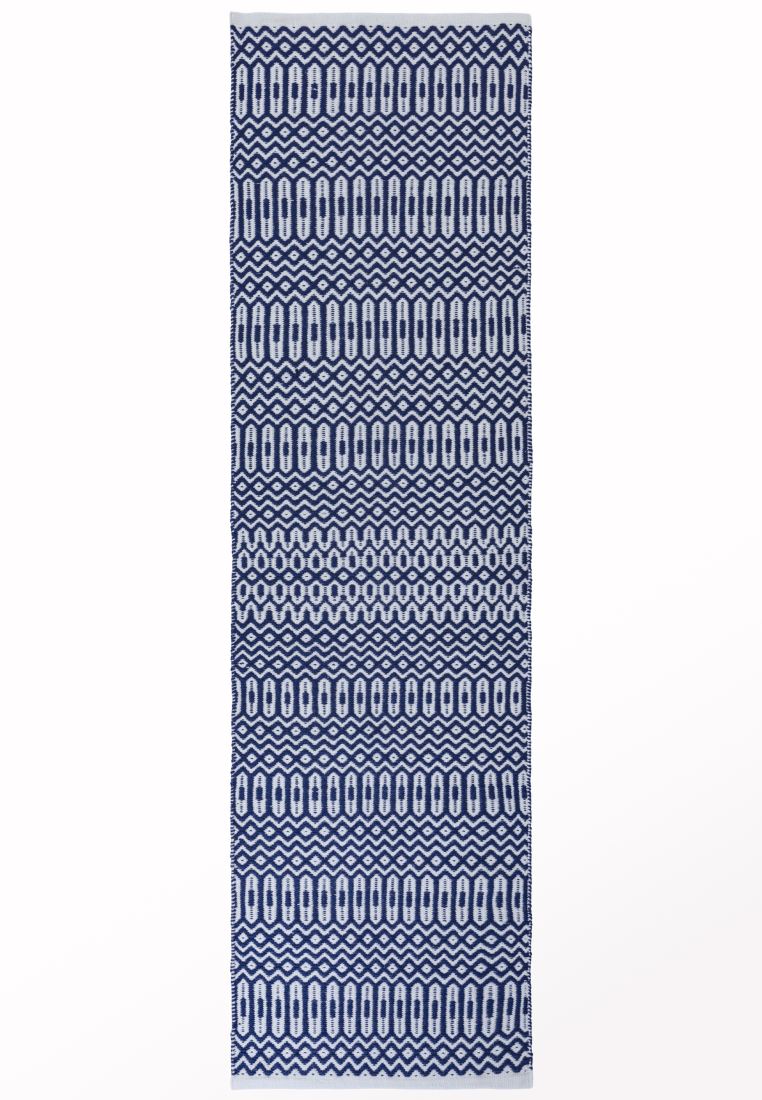 Halsey Geometric Flatweave Runner - Blue Halsey Geometric Flatweave Runner - Blue