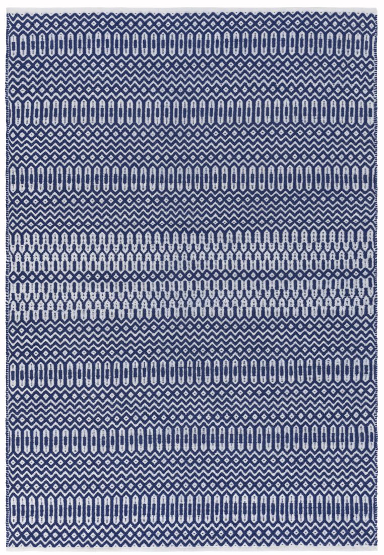 Halsey Geometric Flatweave Rug - Blue Halsey Geometric Flatweave Rug - Blue