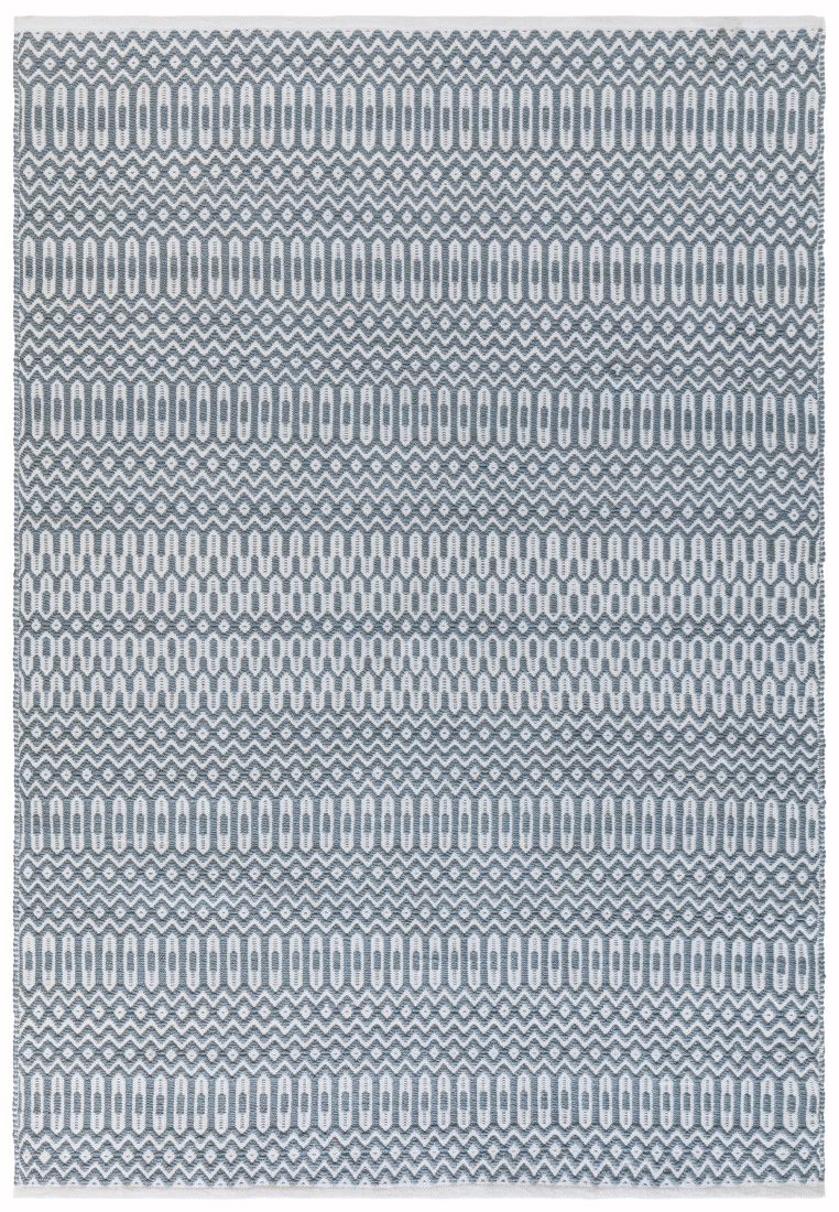 Halsey Geometric Flatweave Rug - Duck Egg Halsey Geometric Flatweave Rug - Duck Egg