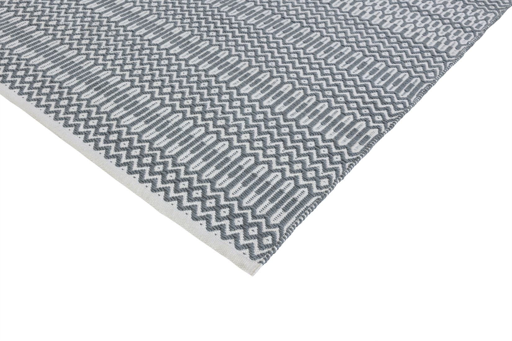 Halsey Geometric Flatweave Rug - Duck Egg Halsey Geometric Flatweave Rug - Duck Egg