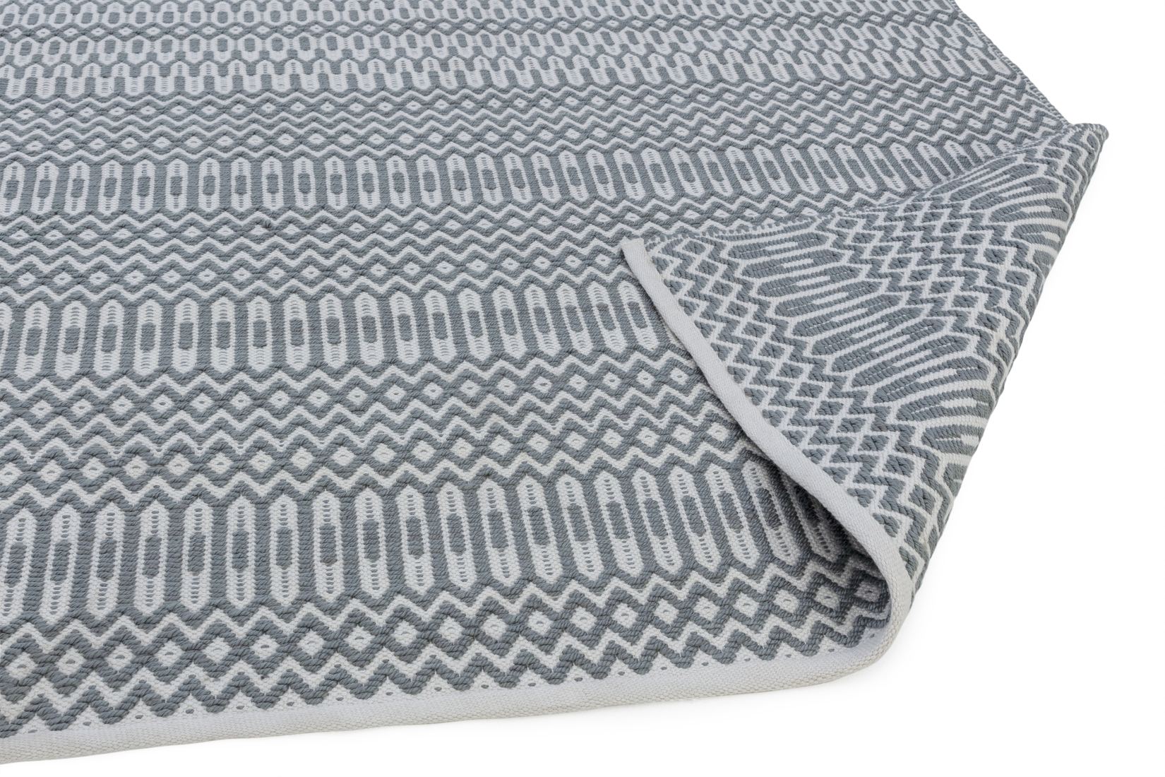 Halsey Geometric Flatweave Rug - Duck Egg Halsey Geometric Flatweave Rug - Duck Egg