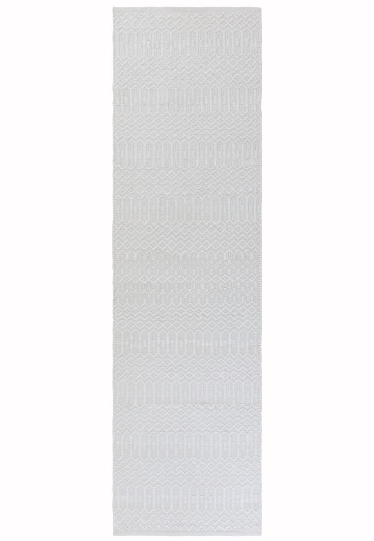 Halsey Geometric Flatweave Runner - Natural