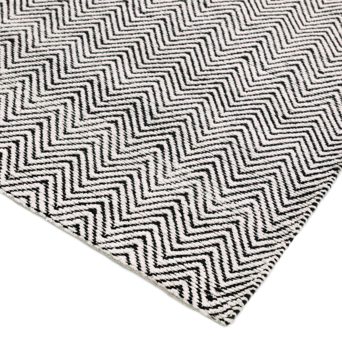 Ives Jute Flatweave Runner - Black / White Ives Jute Flatweave Runner - Black / White