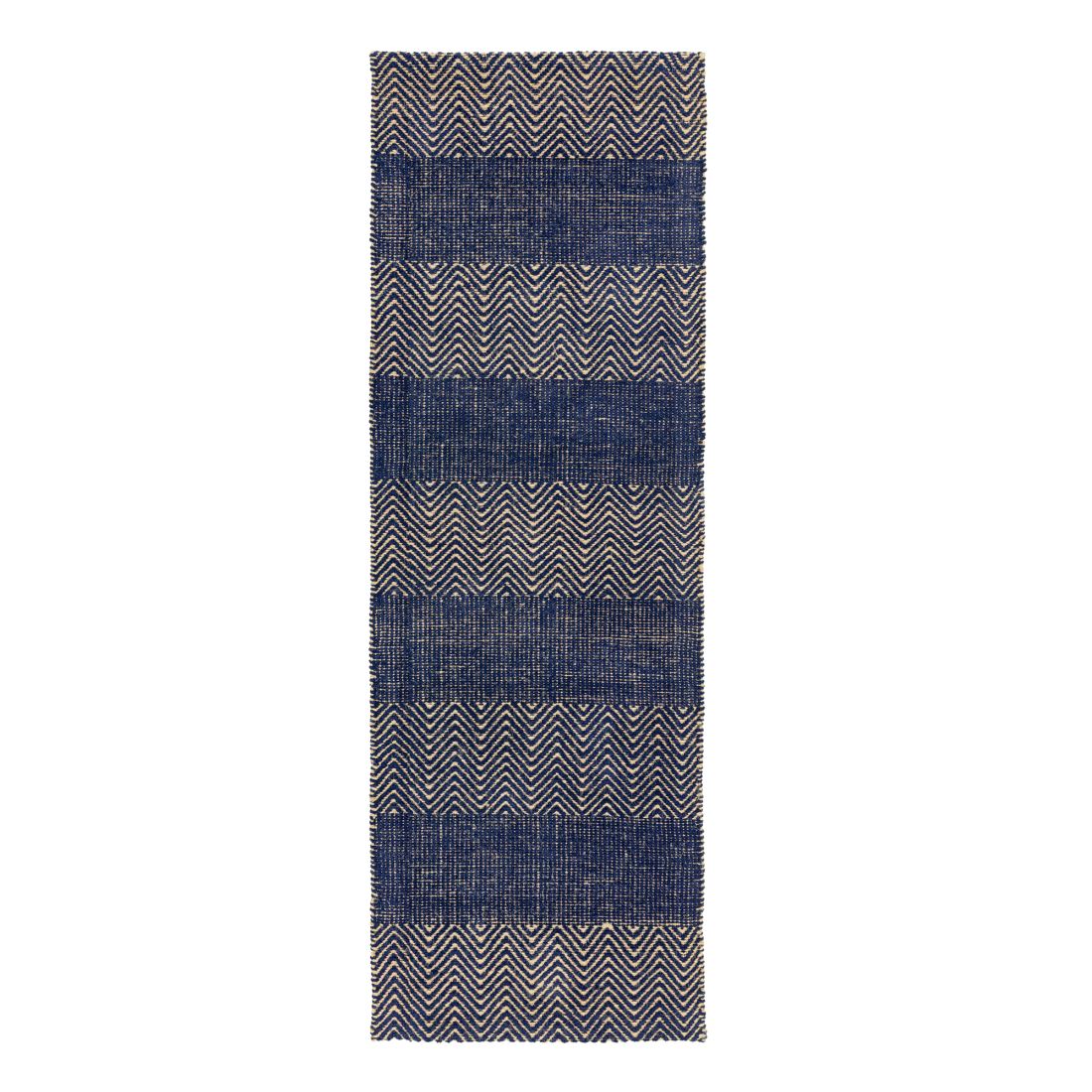 Ives Jute Flatweave Runner - Navy Blue