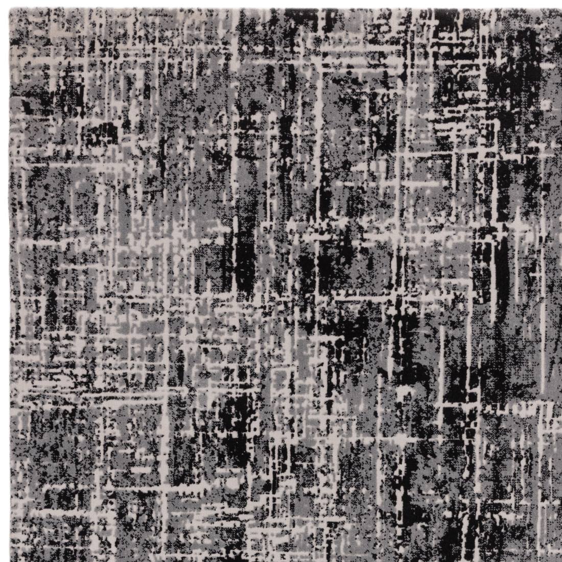 Kuza Abstract Rug - Black Kuza Abstract Rug - Black