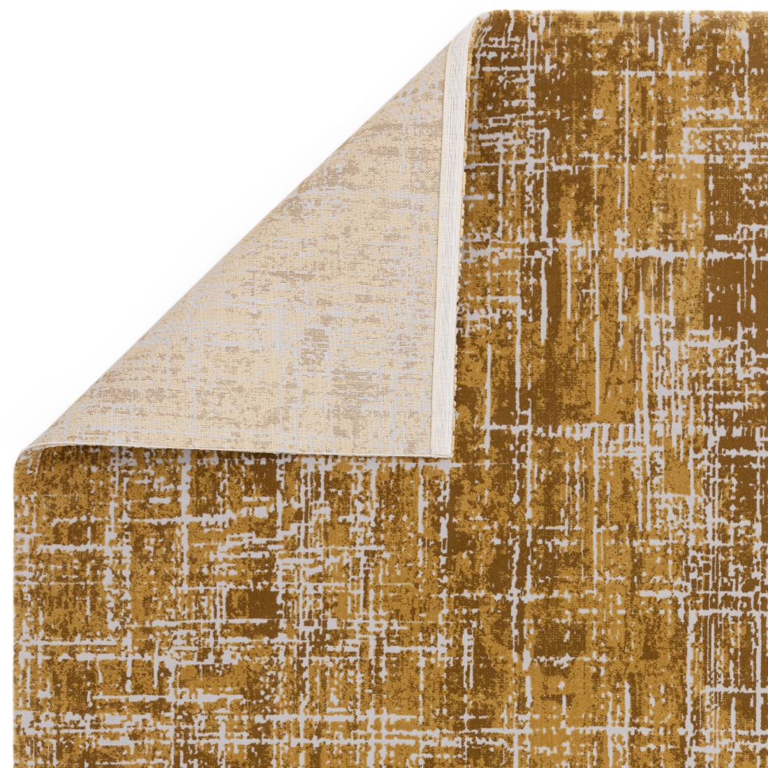 Kuza Abstract Rug - Gold