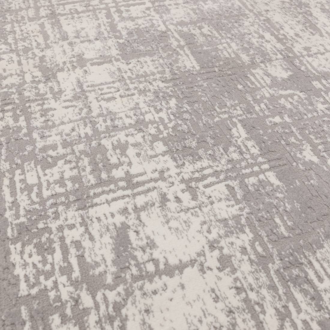 Kuza Abstract Rug - Grey Kuza Abstract Rug - Grey