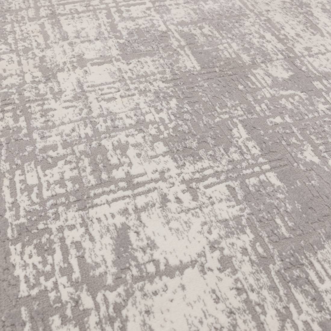 Kuza Abstract Rug - Grey