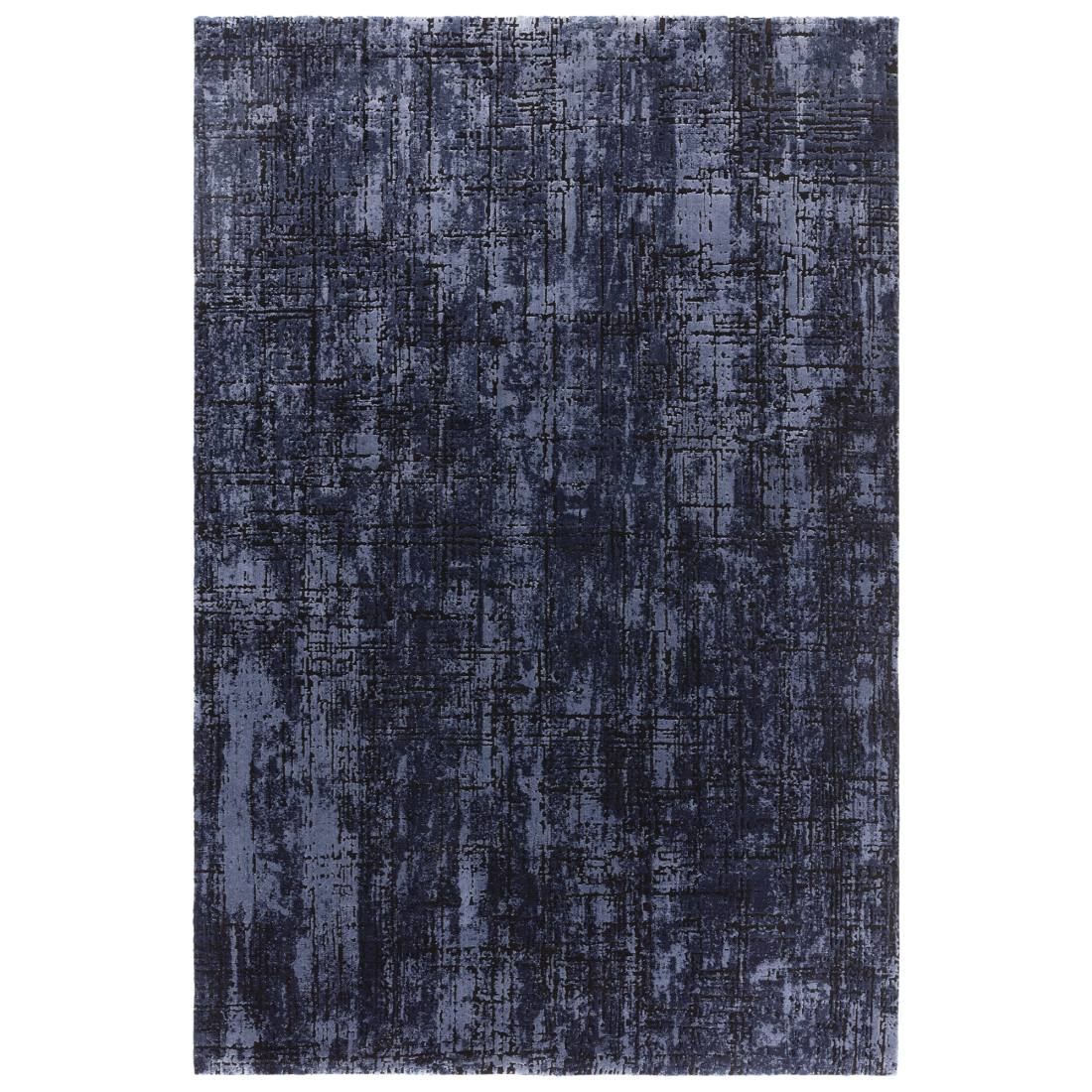 Kuza Abstract Rug - Navy