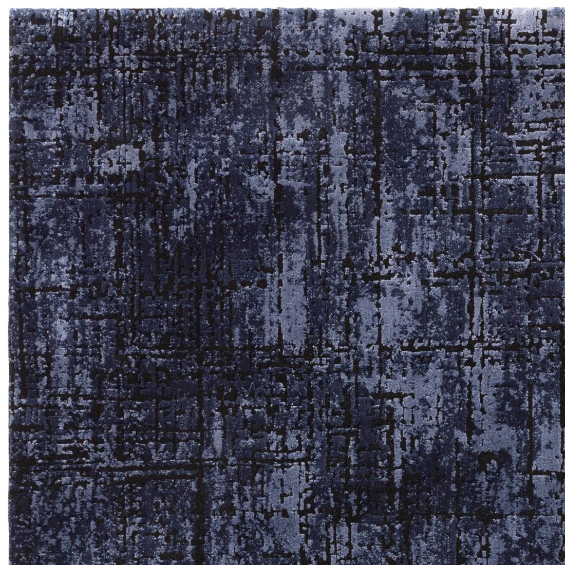 Kuza Abstract Rug - Navy