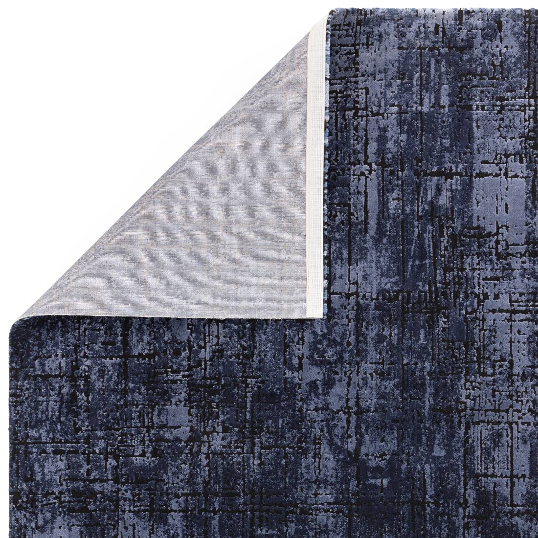 Kuza Abstract Rug - Navy