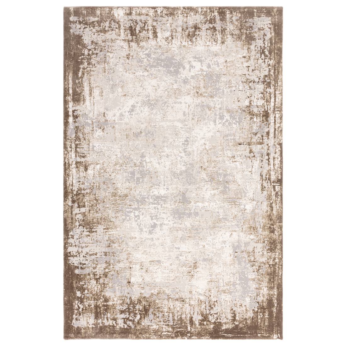 Kuza Border Rug - Beige