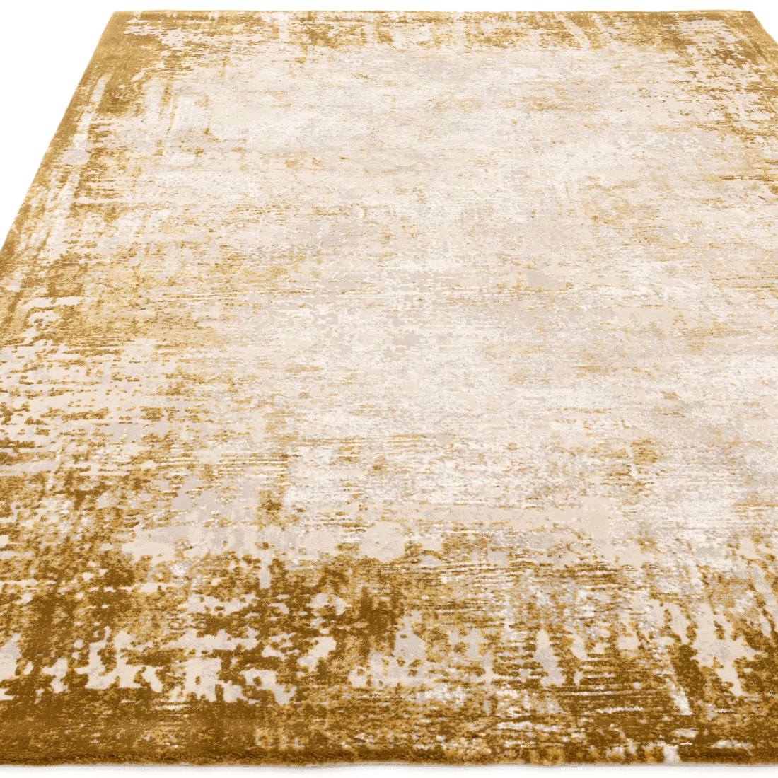 Kuza Border Rug - Gold Kuza Border Rug - Gold