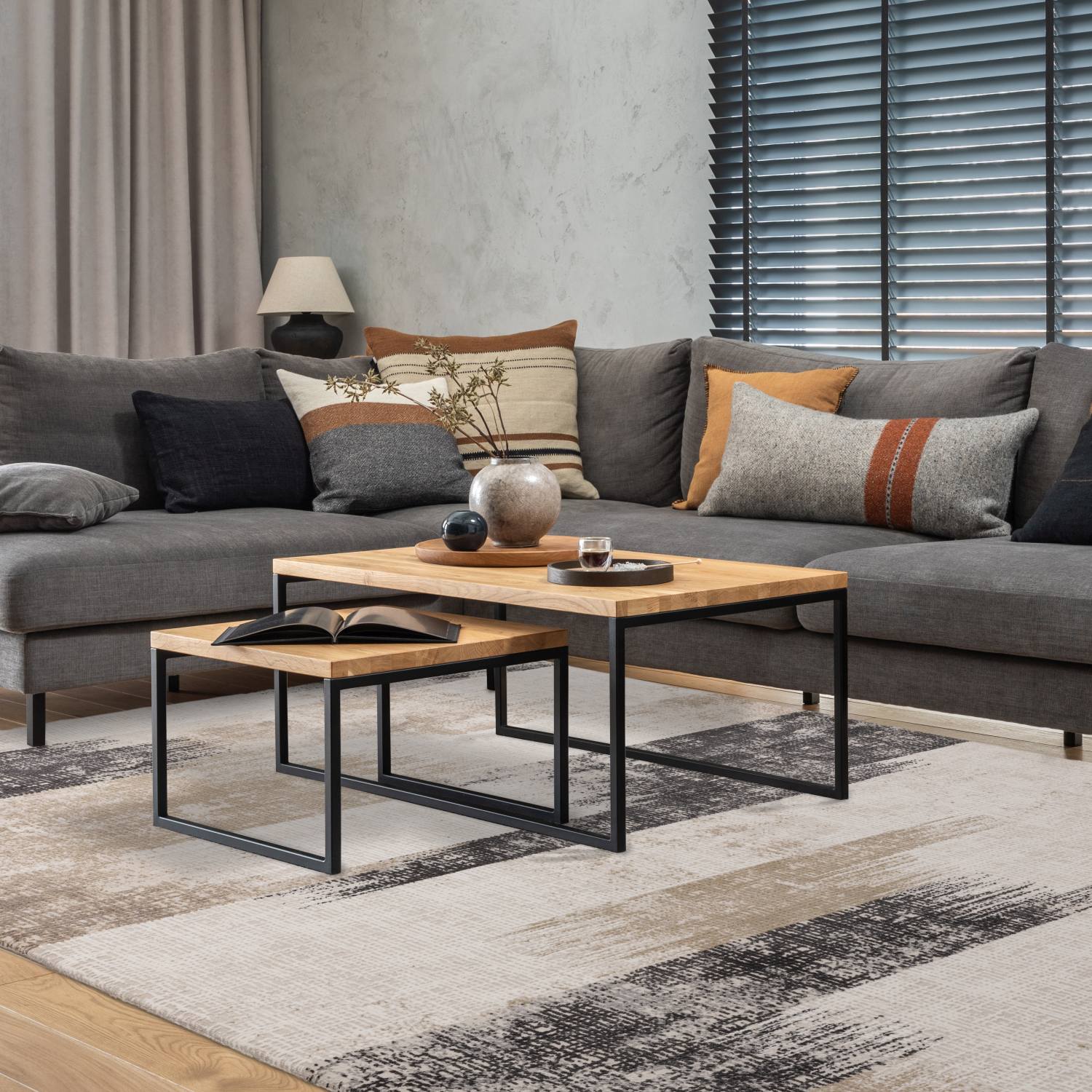 Kuza Lines Rug - Beige Kuza Lines Rug - Beige