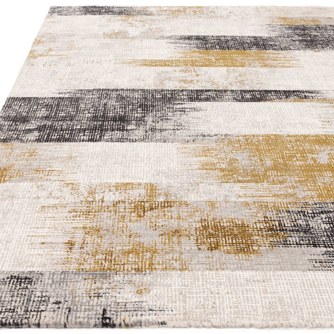 Kuza Lines Rug - Gold