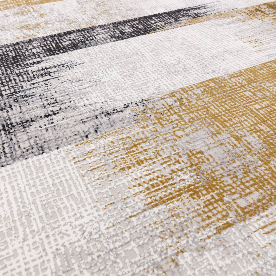 Kuza Lines Rug - Gold