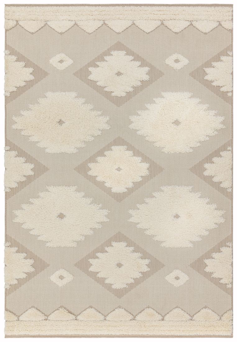 Monty In/Outdoor Tribal Rug - Natural Cream MN02 Monty In/Outdoor Tribal Rug - Natural Cream MN02