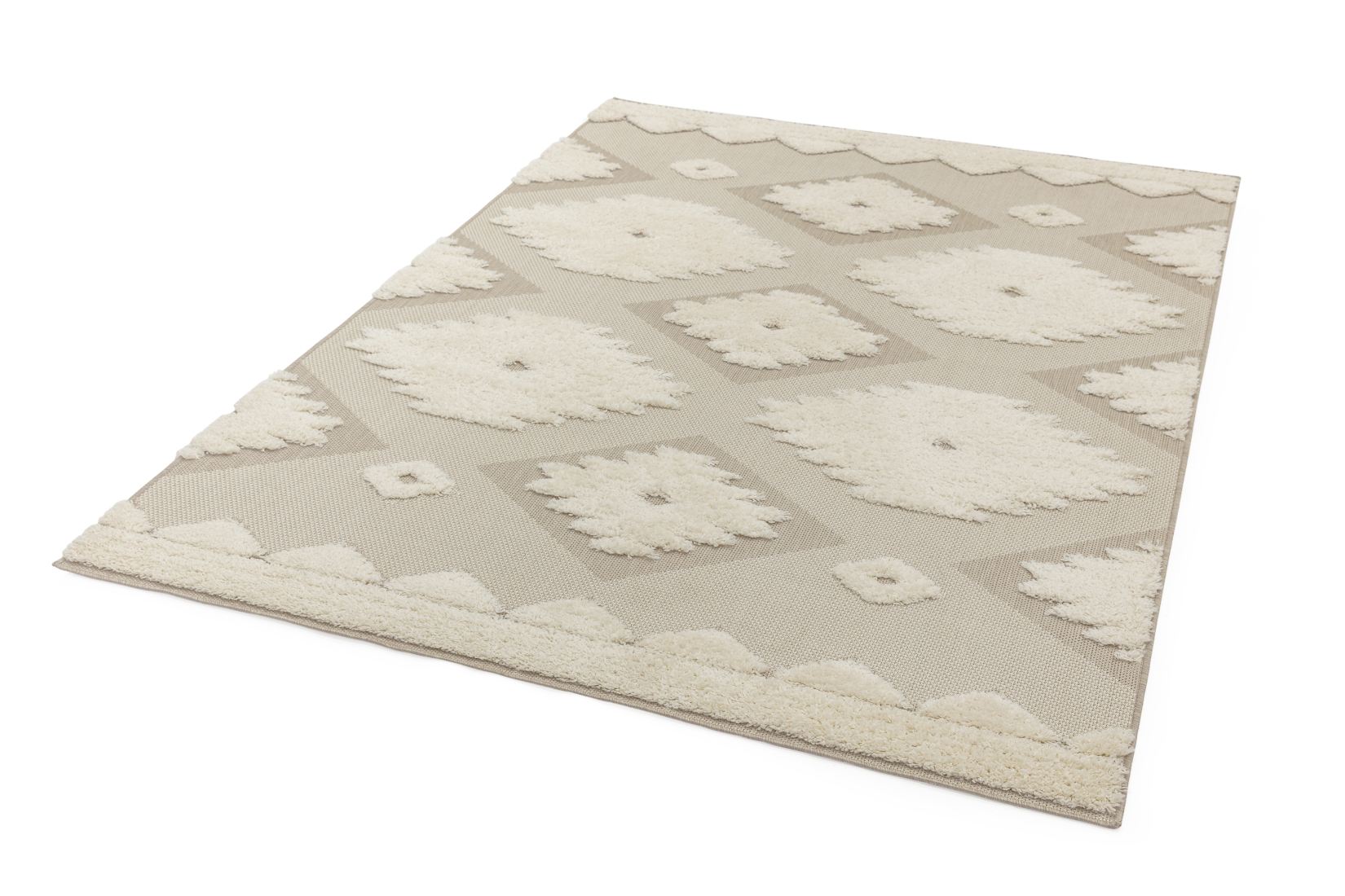 Monty In/Outdoor Tribal Rug - Natural Cream MN02