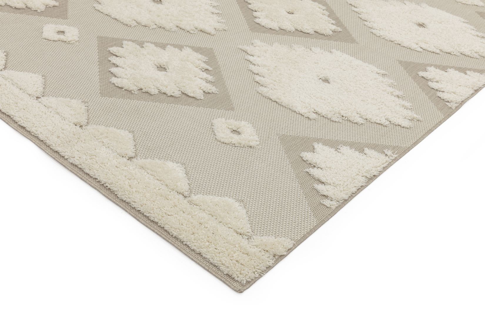 Monty In/Outdoor Tribal Rug - Natural Cream MN02