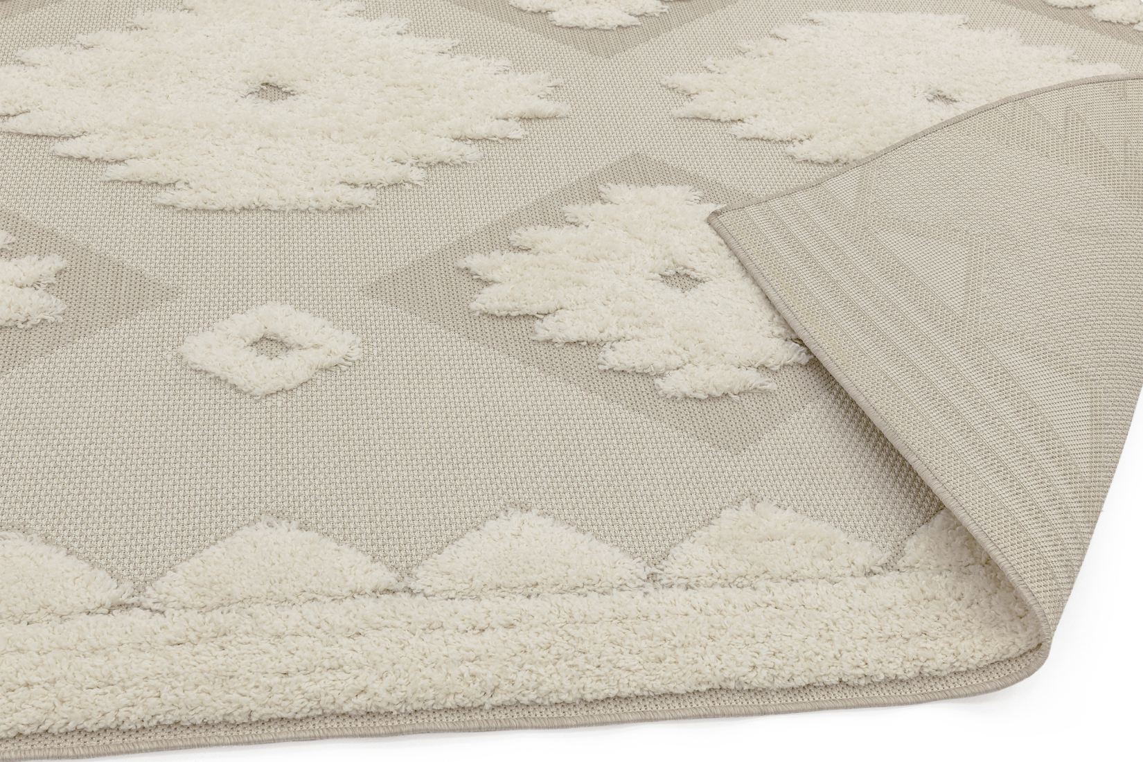 Monty In/Outdoor Tribal Rug - Natural Cream MN02