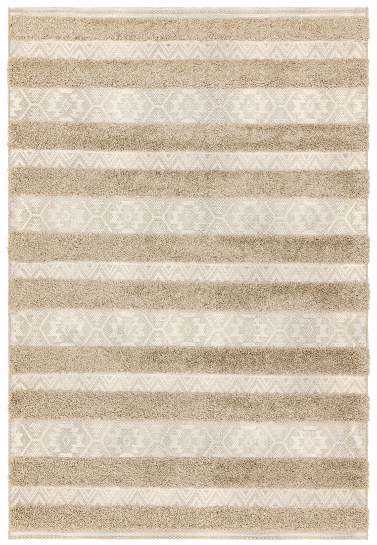 Monty In/Outdoor Stripe Rug - Natural Cream Stripe MN04 Monty In/Outdoor Stripe Rug - Natural Cream Stripe MN04