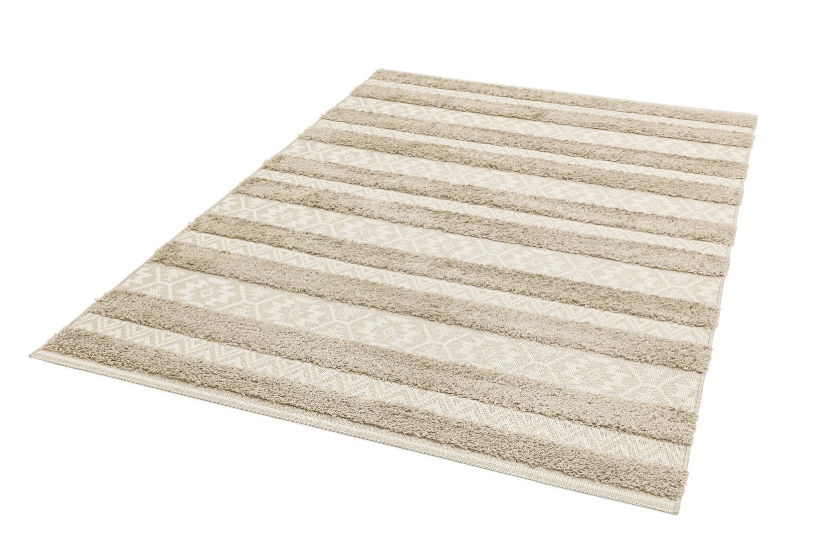 Monty In/Outdoor Stripe Rug - Natural Cream Stripe MN04 Monty In/Outdoor Stripe Rug - Natural Cream Stripe MN04
