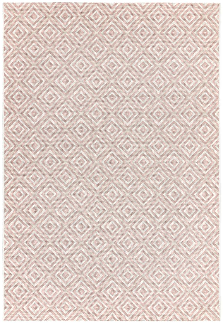 Patio In/Outdoor Geometric Rug - Pink Jewel PAT13