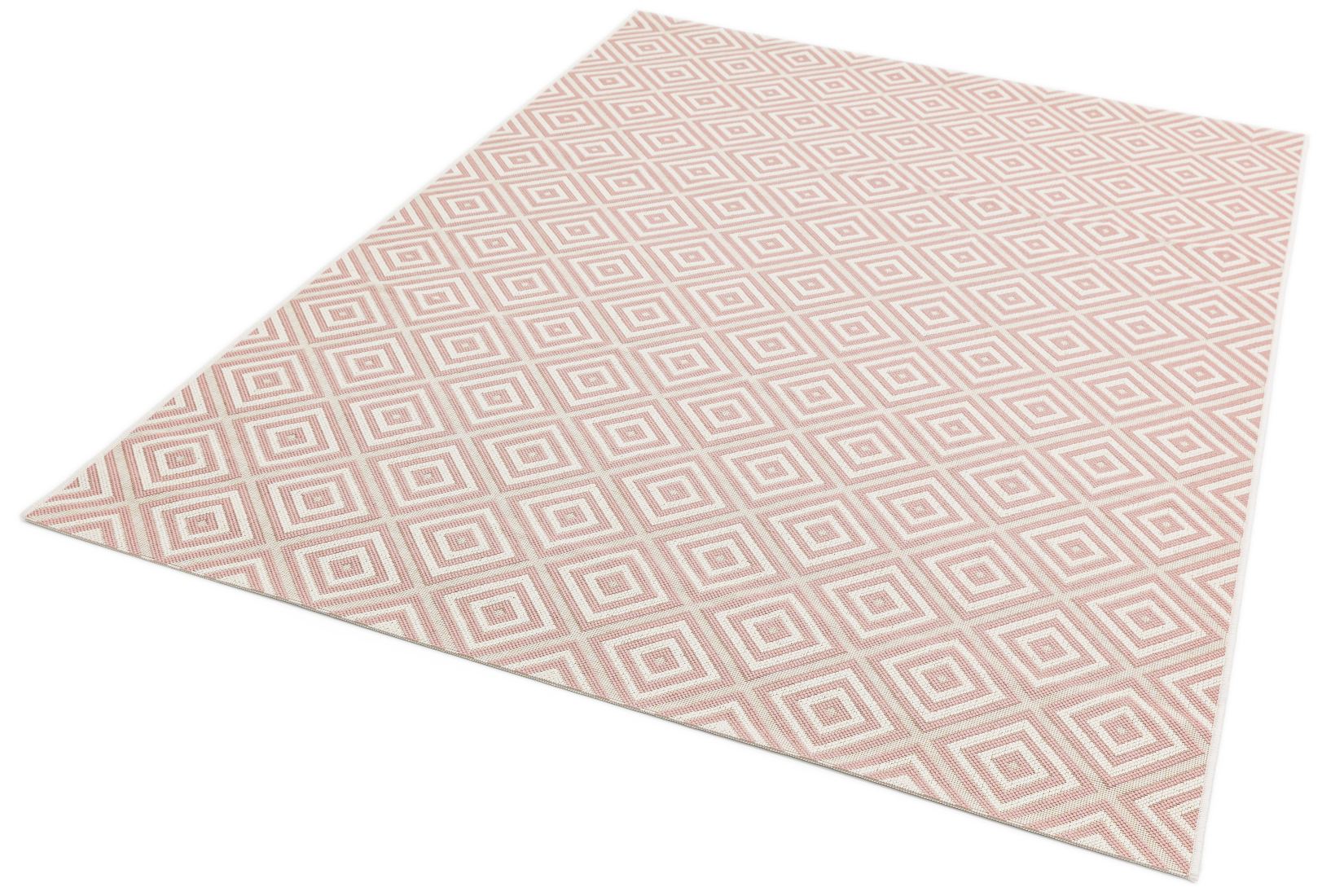 Patio In/Outdoor Geometric Rug - Pink Jewel PAT13