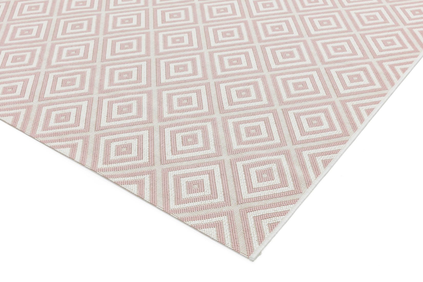 Patio In/Outdoor Geometric Rug - Pink Jewel PAT13