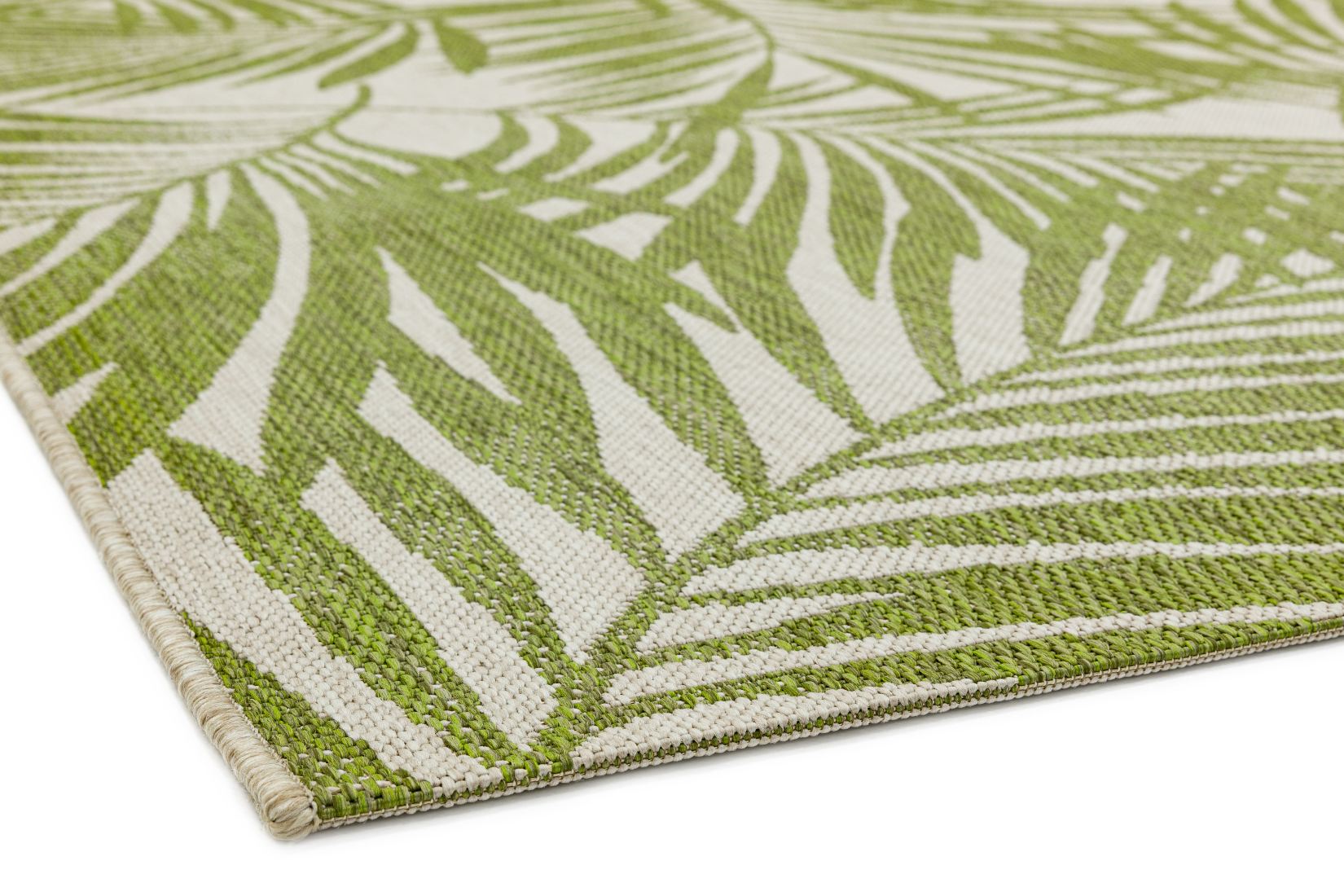 Patio Floral Runner - Green Palm PAT15