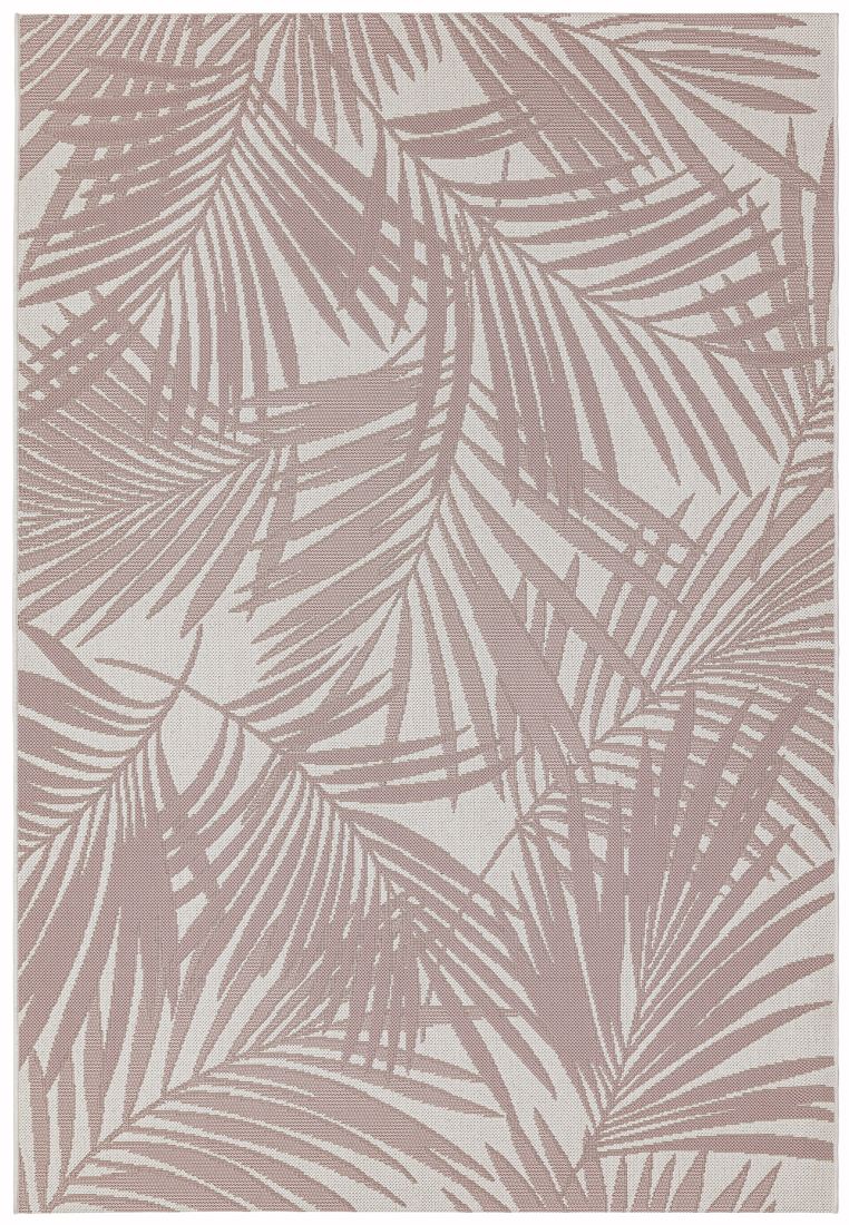 Patio In/Outdoor Floral Rug - Pink Palm PAT21