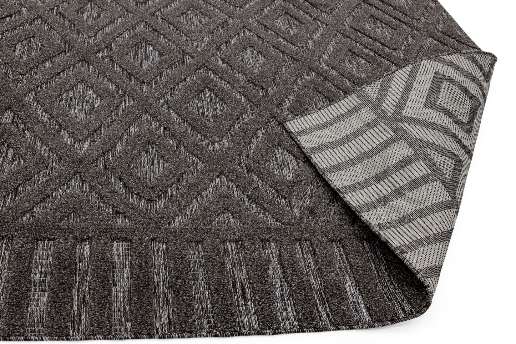 Salta Geometric Runner - Charcoal Diamond SA02