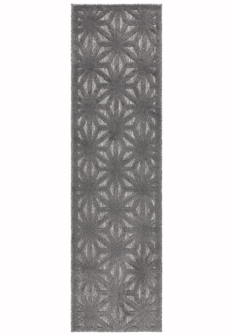 Salta In/Outdoor Geometric Rug - Anthracite Star SA01 Salta In/Outdoor Geometric Rug - Anthracite Star SA01