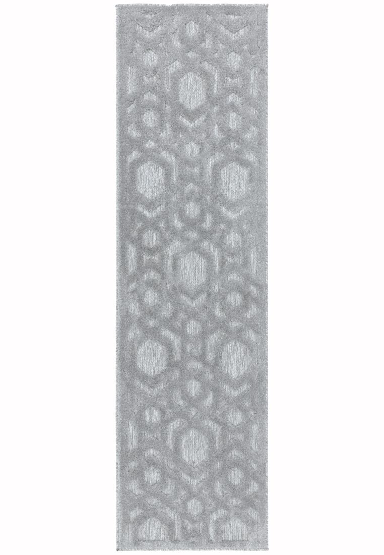 Salta In/Outdoor Rug - Silver Geometric SA03