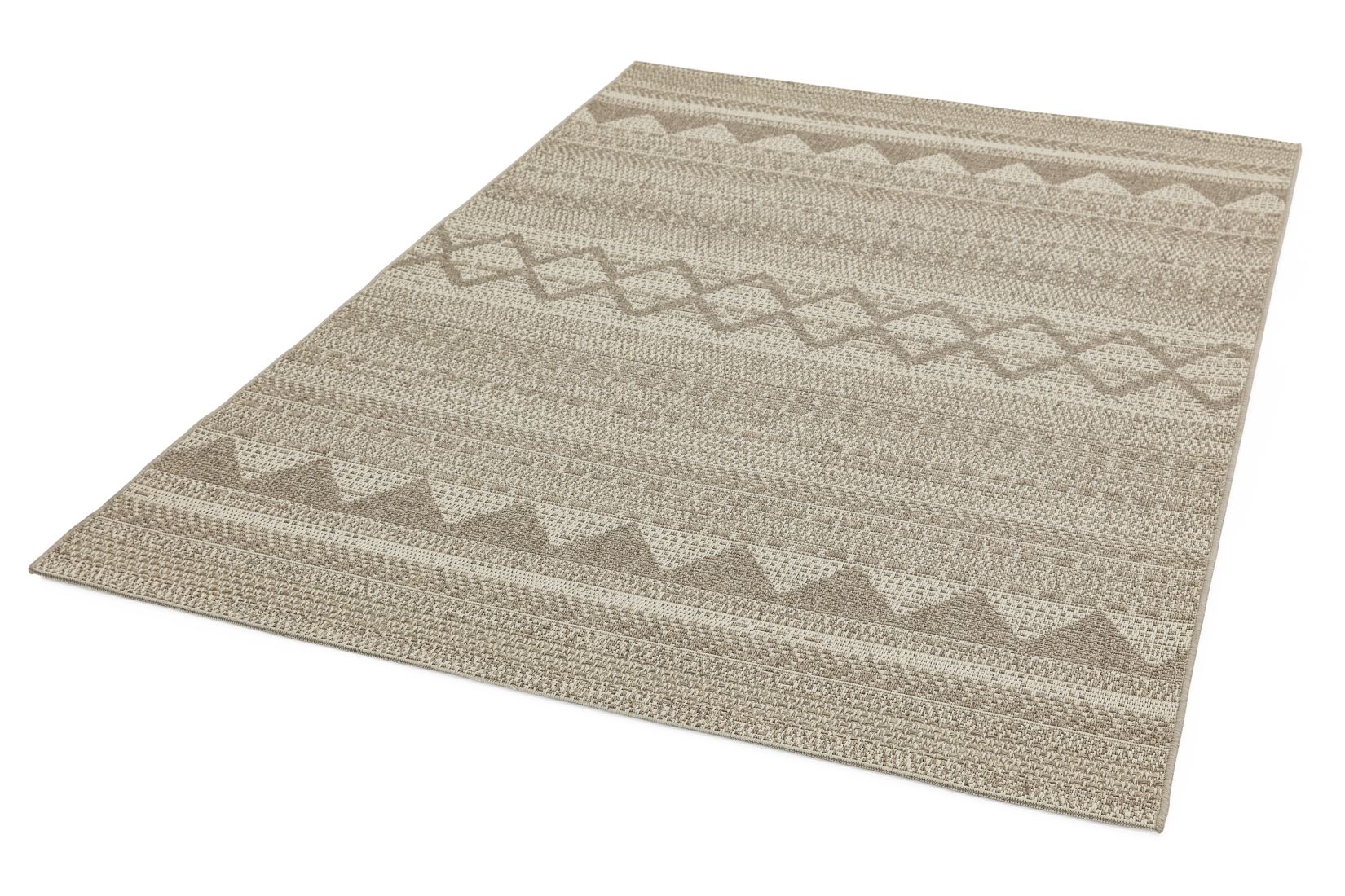 Varanda In/Outdoor Geometric Rug - Beige Diamond VA02