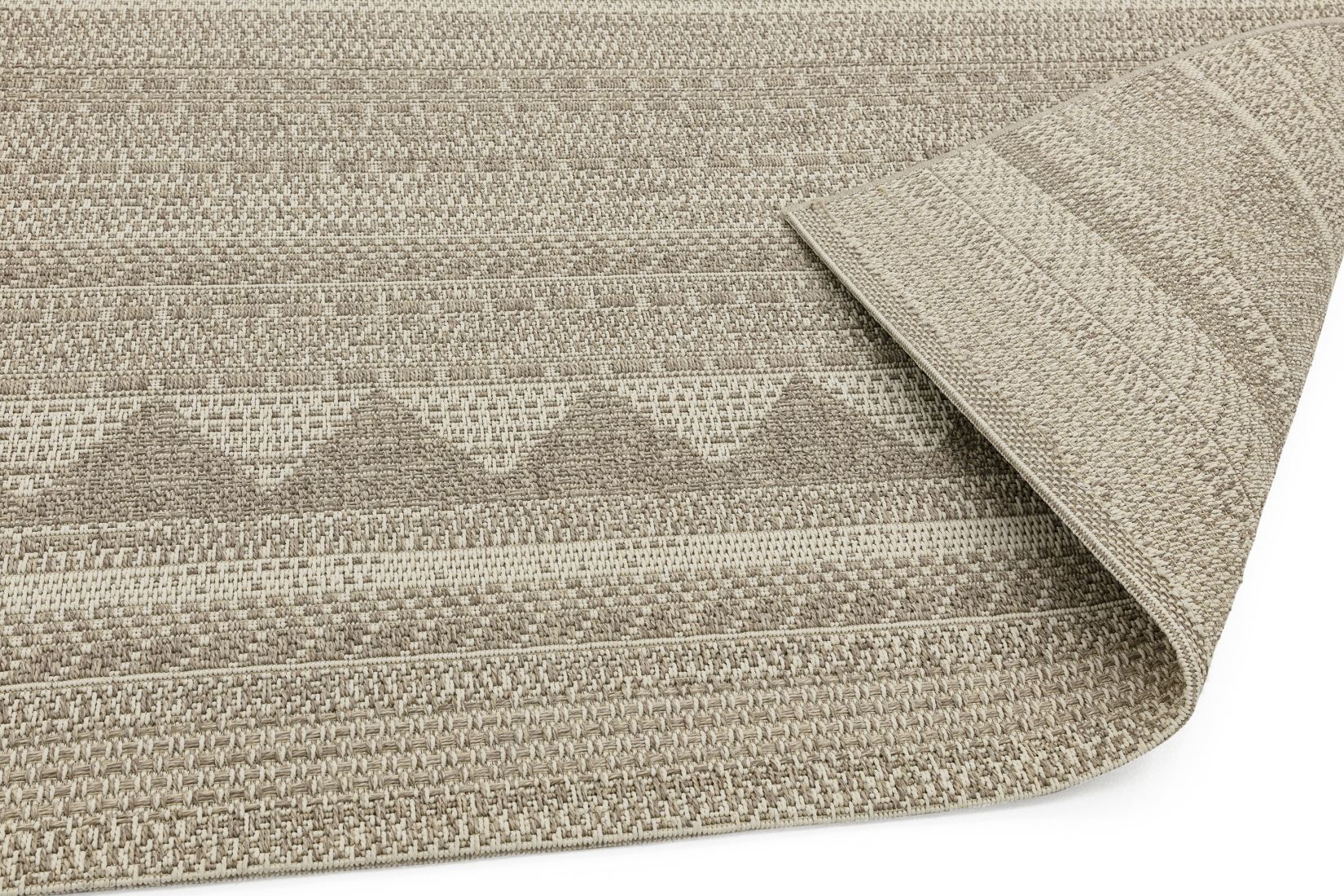 Varanda In/Outdoor Geometric Rug - Beige Diamond VA02