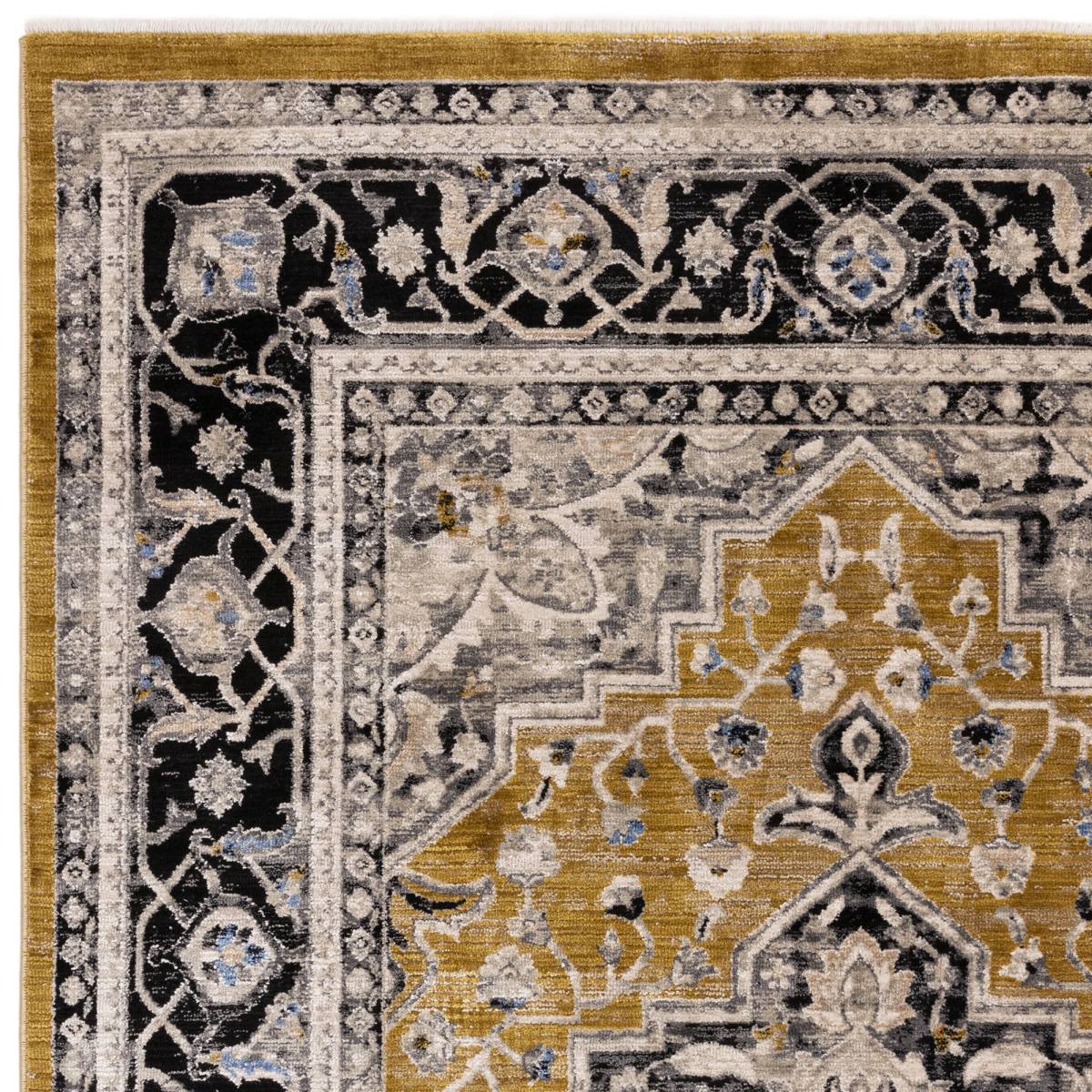 Sovereign Traditional Rug - Gold Medallion