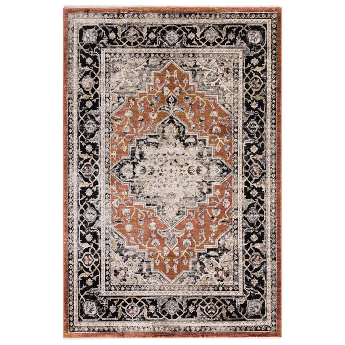 Sovereign Traditional Rug - Terracotta Medallion