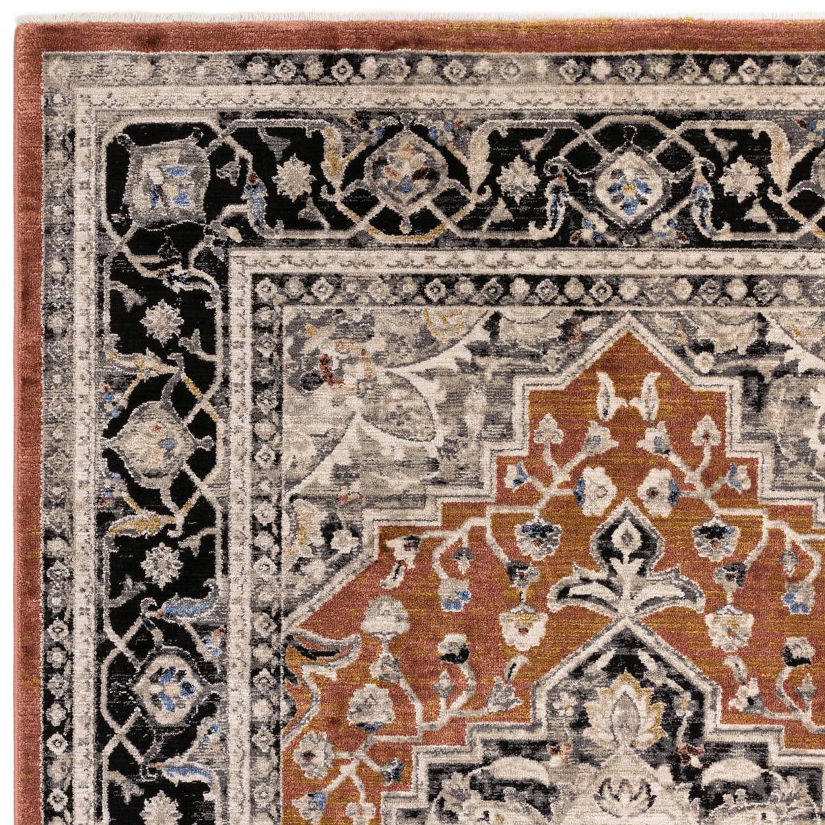 Sovereign Traditional Rug - Terracotta Medallion