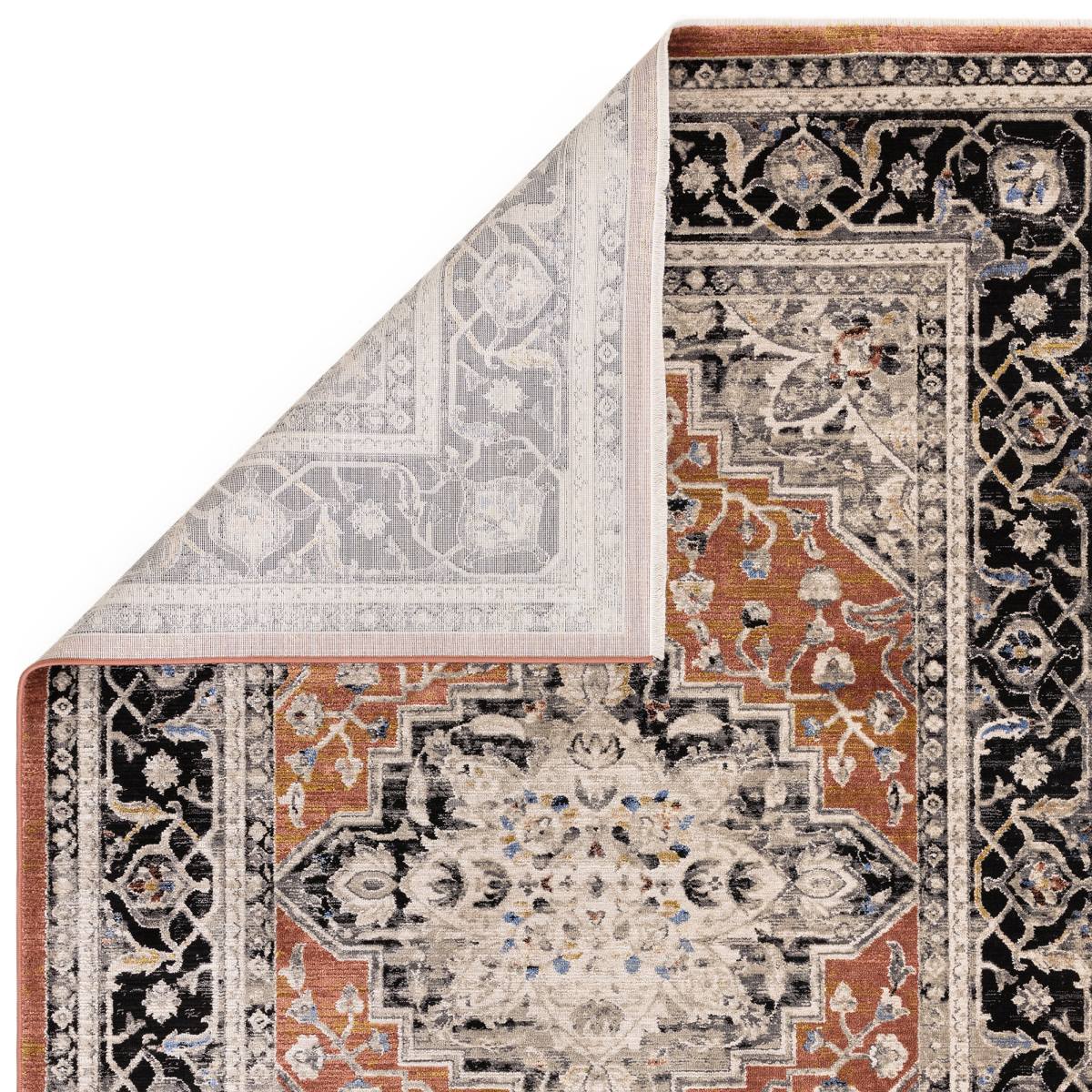 Sovereign Traditional Rug - Terracotta Medallion