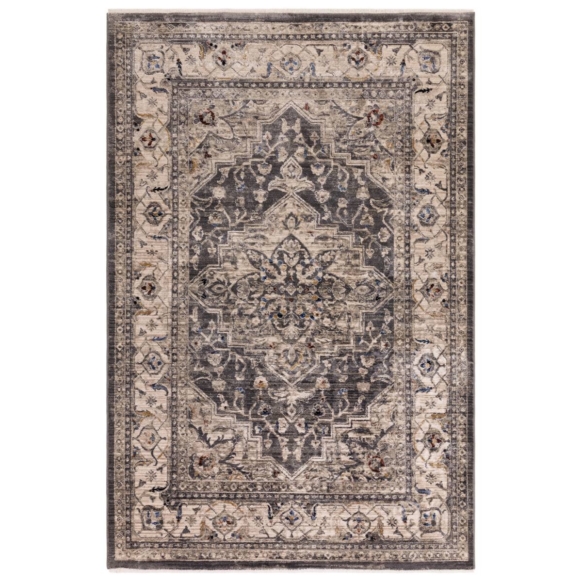 Sovereign Traditional Rug - Charcoal Medallion