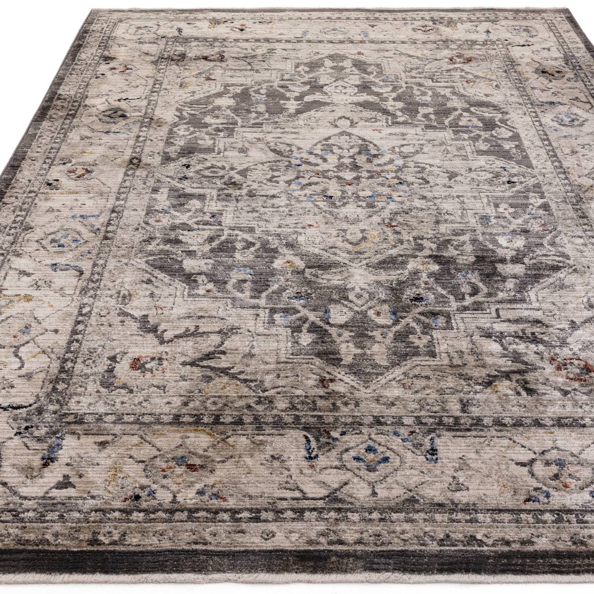 Sovereign Traditional Rug - Charcoal Medallion