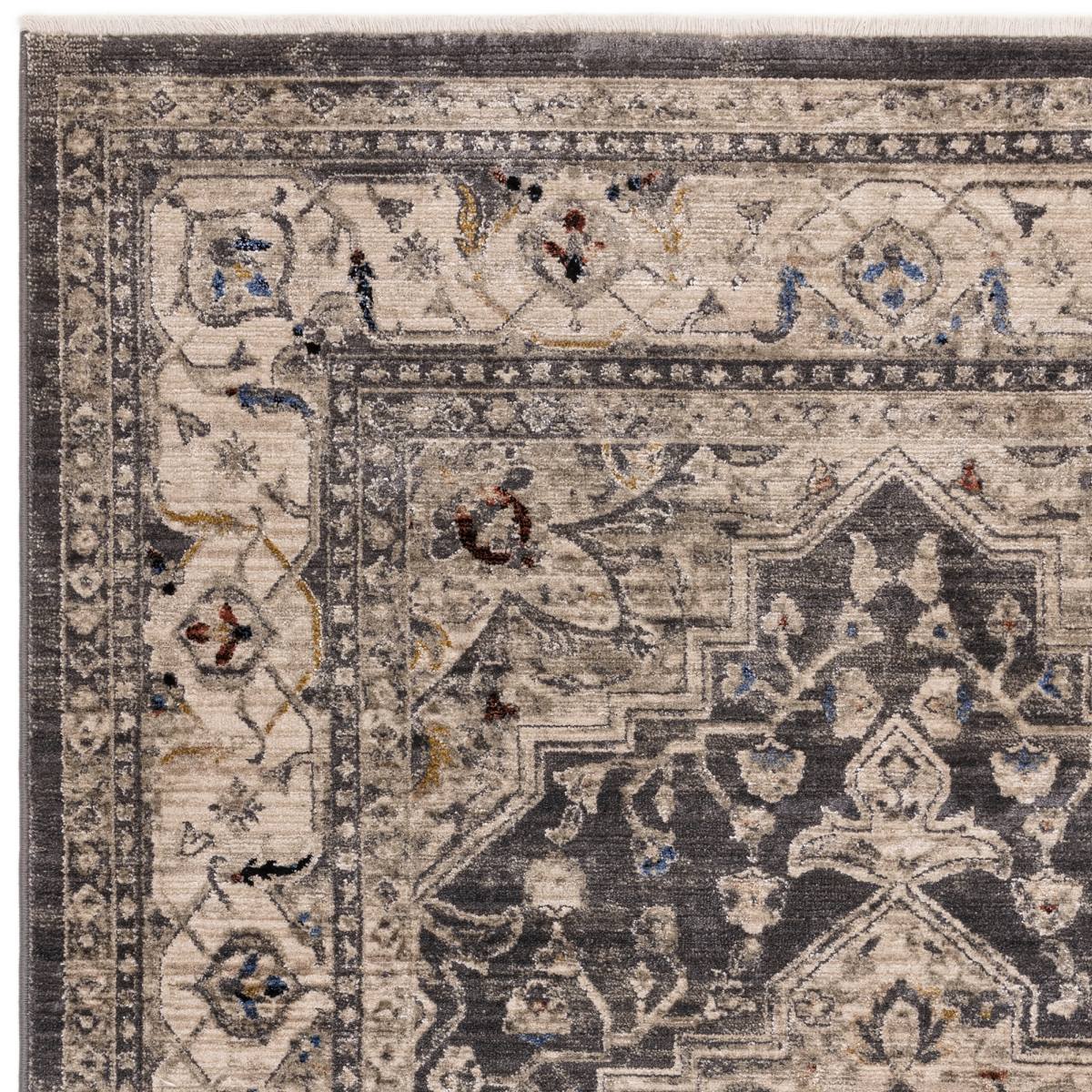 Sovereign Traditional Rug - Charcoal Medallion