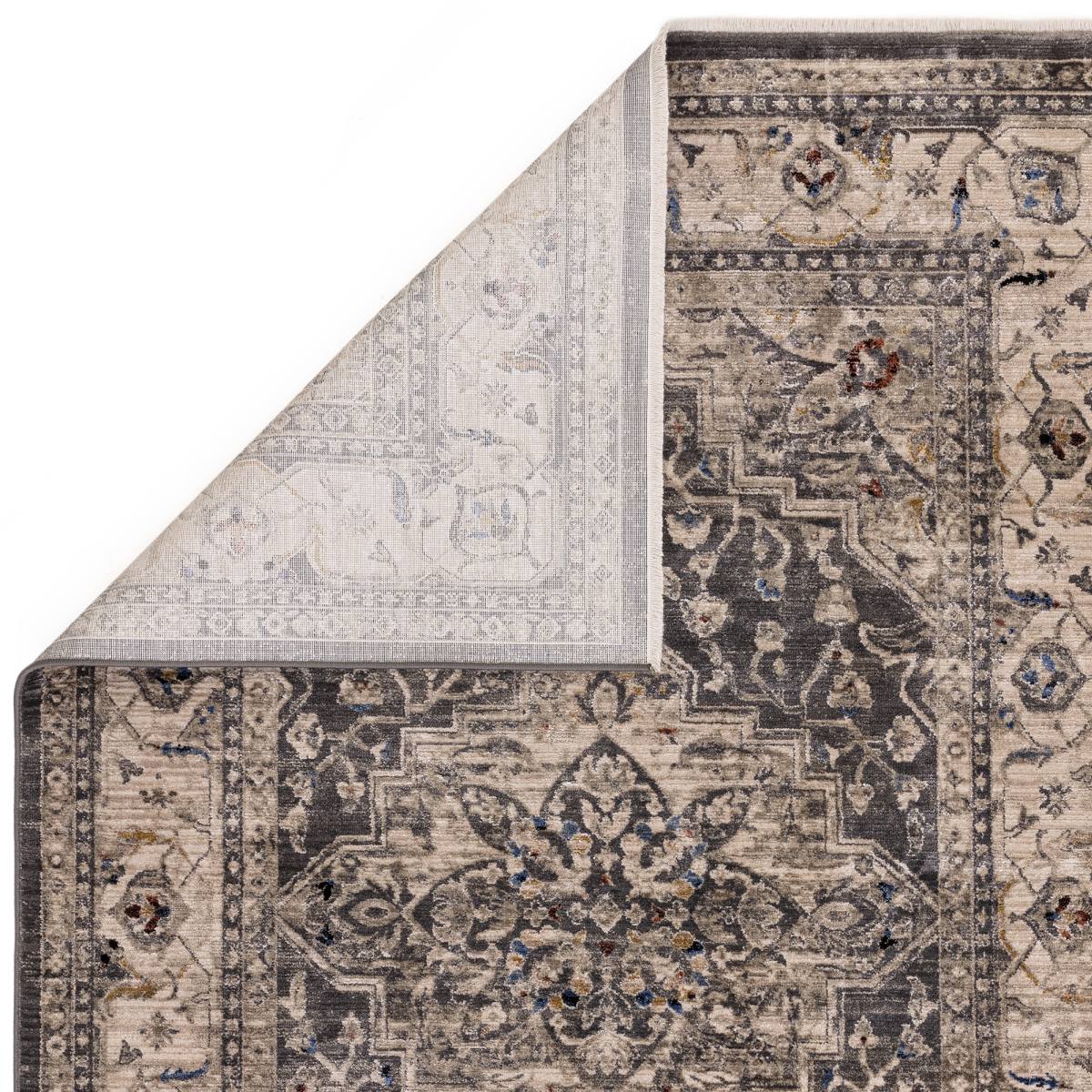 Sovereign Traditional Rug - Charcoal Medallion
