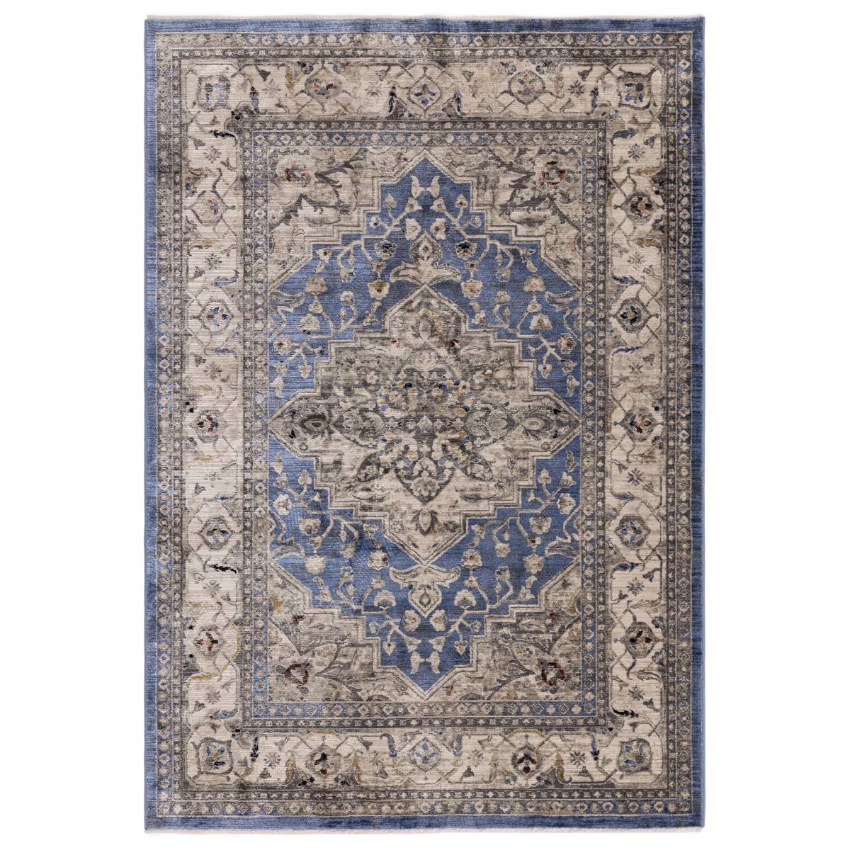 Sovereign Traditional Rug - Blue Medallion